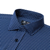 Camisa Sport Azul Oscuro Classic Fit Cuello Mao Austin Reed CS00920